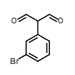 结构式 CAS# 791809-62-6, (3-溴苯基)丙二醛