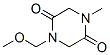 CAS#: 79247-68-0， 1-(Methoxymethyl)-4-Methyl-2,5-Piperazinedione