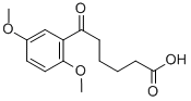 结构式 CAS# 79381-16-1, 6-(2,5-二甲氧基苯基)-6-氧代己酸