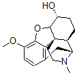 structure of CAS# 795-38-0, (-)-Dihydroisocodeine;Dhic;Dihydroisocodeine;Isocodeine, Dihydro-