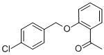 结构式 CAS# 79615-80-8, 1-(2-[(4-氯苄基)氧基]苯基)-1-乙酮