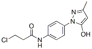 CAS#: 79817-54-2， 3-Chloro-N-[4-(3-Methyl-5-Oxo-2H-Pyrazol-1-Yl)Phenyl]Propanamide