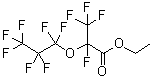 结构式 CAS# 79851-29-9, 全氟(2-甲基-3-氧杂己酸)乙酯
