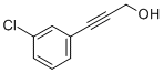 structure of CAS# 80151-33-3, 3-(3-Chlorophenyl)Prop-2-Yn-1-Ol;3-(3-CHLOROPHENYL)PROP-2-YN-1-OL