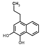 CAS#: 80280-92-8， 4-Propyl-1,2-naphthalenediol