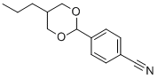 结构式 CAS# 80285-16-1, 2-(4-氰基苯基)-5-正丙基-1,3-二恶烷
