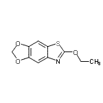 CAS 登录号：80689-31-2， 6-乙氧基[1,3]二氧杂环戊并[4,5-f][1,3]苯并噻唑
