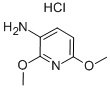 结构式 CAS# 80789-72-6, 3-氨基-2,6-二甲氧基吡啶单盐酸盐