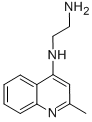 structure of CAS# 81528-71-4, 4-(2-Aminoethyl)Amino-2-Methylquinoline;N-(2-Methyl-4-Quinolyl)Ethane-1,2-Diamine;2-Aminoethyl-(2-Methyl-4-Quinolyl)Amine;4-(2-Aminoethyl)Amino-2-Methylquinoline