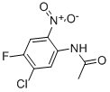 structure of CAS# 81962-58-5, N1-(5-Chloro-4-Fluoro-2-Nitrophenyl)Acetamide;N1-(5-CHLORO-4-FLUORO-2-NITROPHENYL)ACETAMIDE;5''-CHLORO-4''-FLURO-2''-NITROACETANILIDE;5'-CHLORO-4'-FLUORO-2'-NITROACETANILIDE