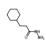结构式 CAS# 81975-20-4, 3-环己基丙烷酰肼