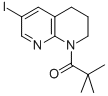 structure of CAS# 824429-55-2, 1-(6-Iodo-3,4-Dihydro-2H-[1,8]Naphthyridin-1-Yl)-2,2-Dimethyl-Propan-1-One;1-(6-IODO-3,4-DIHYDRO-2H-[1,8]NAPHTHYRIDIN-1-YL)-2,2-DIMETHYL-PROPAN-1-ONE