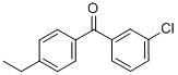 structure of CAS# 82520-41-0, 3-Chloro-4'-Ethylbenzophenone;3-CHLORO-4'-ETHYLBENZOPHENONE