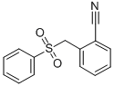 结构式 CAS# 82651-72-7, 2-(苯磺酰基甲基)苯甲腈