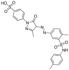 CAS#: 83006-47-7， 4-[4,5-Dihydro-3-Methyl-4-[[4-Methyl-3-[(p-Tolylamino)Sulphonyl]Phenyl]Azo]-5-Oxo-1H-Pyrazol-1-Yl]Benzenesulphonic Acid