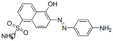 CAS 登录号：83006-63-7， 6-[(4-氨基苯基)偶氮]-5-羟基萘-1-磺酸铵