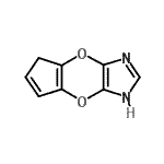 CAS 登录号：830357-28-3， 1H,5H-环戊二烯并[5,6][1,4]二恶英并[2,3-d]咪唑