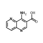 CAS 登录号：83068-00-2， 4-氨基-1,5-萘啶-3-羧酸