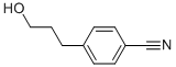 structure of CAS# 83101-12-6, 4-(3-Hydroxy-Propyl)-Benzonitrile;4-(3-HYDROXY-PROPYL)-BENZONITRILE
