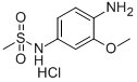 结构式 CAS# 83209-83-0, N-(4-氨基-3-甲氧基苯基)甲烷磺酰胺盐酸盐