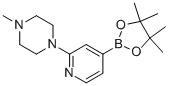 structure of CAS# 832114-09-7, 2-(4-Methylpiperazin-1-yl)pyridine-4-boronic acid, pinacol ester;6-(4-METHYL-PIPERAZIN-1-YL)-PYRIDINE-3-BORONIC ACID, PINACOL ESTER;2-(4-METHYLPIPERAZIN-1-YL)PYRIDINE-4-BORONIC ACID PINACOL ESTER;2-(4-METHYLPIPERAZIN-1-YL)PYRIDINE-5-BORONIC ACID PINACOL ESTER