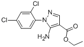 结构式 CAS# 83279-66-7, 5-氨基-1-(2,4-二氯苯基)吡唑-4-羧酸乙酯