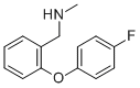 结构式 CAS# 833482-53-4, 1-[2-(4-氟苯氧基)苯基]-N-甲基甲胺