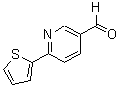 结构式 CAS# 834884-61-6, 6-噻吩-2-基烟醛