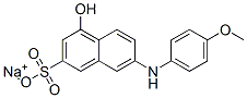 CAS#: 83763-36-4， Sodium 4-Hydroxy-7-[(4-Methoxyphenyl)Amino]Naphthalene-2-Sulphonate