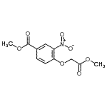 structure of CAS# 83785-14-2, Methyl 4-(2-methoxy-2-oxoethoxy)-3-nitrobenzoate;methyl 2-[4-(methoxycarbonyl)-2-nitrophenoxy]acetate