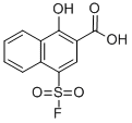structure of CAS# 839-78-1, 4-Fluorosulfonyl-1-Hydroxy-2-Naphthoic Acid;4-Fluorosulfonyl-1-Hydroxy-Naphthalene-2-Carboxylic Acid;4-Fluorosulfonyl-1-Hydroxy-2-Naphthalenecarboxylic Acid;4-Fluorosulfonyl-1-Hydroxy-2-Naphthoic Acid