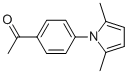 结构式 CAS# 83935-45-9, N-(4-乙酰基苯基)-2,5-二甲基吡咯