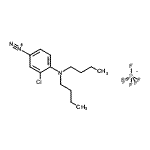 CAS#: 84196-01-0， 3-Chloro-4-(dibutylamino)benzenediazonium hexafluorophosphate