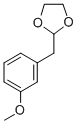 structure of CAS# 842123-95-9, 3-(1,3-Dioxolan-2-Ylmethyl)Anisole;3-(1,3-DIOXOLAN-2-YLMETHYL)-1-METHOXYBENZENE;3-(1,3-DIOXOLAN-2-YLMETHYL)ANISOLE