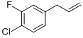 structure of CAS# 842124-20-3, 3-(4-Chloro-3-Fluorophenyl)-1-Propene;3-(4-CHLORO-3-FLUOROPHENYL)PROP-1-ENE;3-(4-CHLORO-3-FLUOROPHENYL)-1-PROPENE