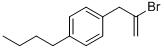 structure of CAS# 842124-28-1, 2-Bromo-3-(4-n-Butylphenyl)-1-Propene;2-BROMO-3-(4-N-BUTYLPHENYL)-1-PROPENE