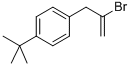 structure of CAS# 842140-27-6, 2-Bromo-3-(4-Tert-Butylphenyl)-1-Propene;2-BROMO-3-(4-TERT-BUTYLPHENYL)-1-PROPENE