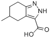 structure of CAS# 842972-14-9, 5-Methyl-4,5,6,7-Tetrahydro-2H-Indazole-3-Carboxylic Acid;5-Methyl-4,5,6,7-Tetrahydro-2H-Indazole-3-Carboxylic Acid(SALTDATA: FREE);2H-Indazole-3-Carboxylic Acid, 4,5,6,7-Tetrahydro-5-Methyl-;5-METHYL-4,5,6,7-TETRAHYDRO-2H-INDAZOLE-3-CARBOXYLIC ACID