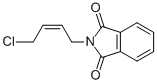 结构式 CAS# 84347-67-1, 顺式-N-(4-氯丁烯基)苯邻二甲酰亚胺