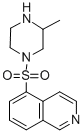 structure of CAS# 84477-73-6, 1-(5-Isoquinolinylsulfonyl)-3-Methyl-Piperazine;5-[(3-Methyl-1-Piperazinyl)Sulfonyl]Isoquinoline;1-(5-Isoquinolinylsulfonyl)-3-Methylpiperazine;Lopac0_000662