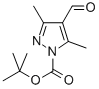 structure of CAS# 844891-13-0, Tert-Butyl 4-Formyl-3,5-Dimethyl-1H-Pyrazole-1-Carboxylate;TERT-BUTYL 4-FORMYL-3,5-DIMETHYL-1H-PYRAZOLE-1-CARBOXYLATE;3,5-Dimethyl-4-Formyl-1H-Pyrazole, N1-BOC Protected 97%;3,5-DIMETHYL-4-FORMYL-1H-PYRAZOLE, N1-BOC PROTECTED