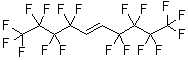 结构式 CAS# 84551-43-9, 反式-1,2-二(全氟正丁基)乙烯