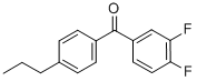 structure of CAS# 845781-03-5, 3,4-Difluoro-4'-n-Propylbenzophenone;3,4-DIFLUORO-4'-N-PROPYLBENZOPHENONE