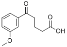 结构式 CAS# 845781-34-2, 5-(3-甲氧基苯基)-5-氧代戊酸