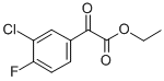 structure of CAS# 845790-53-6, Ethyl 3-Chloro-4-Fluorobenzoylformate;ETHYL 3-CHLORO-4-FLUOROBENZOYLFORMATE