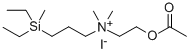 CAS#: 84584-68-9， N-(2-(Acetyloxy)Ethyl)-3-(Diethylmethylsilyl)-N,N-Dimethyl-1-Propanaminium Iodide