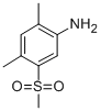 structure of CAS# 849035-63-8, 2,4-Dimethyl-5-(Methylsulfonyl)Aniline;Benzenamine,  2,4-Dimethyl-5-(Methylsulfonyl)-