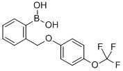 structure of CAS# 849062-07-3, B-[2-[[4-(trifluoromethoxy)phenoxy]methyl]phenyl]-Boronic acid