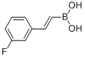 structure of CAS# 849062-22-2, trans-2-(3-Fluorophenyl)Vinylboronic Acid;Trans-2-(3-Fluorophenyl)Vinylboronic Acid;(3-Fluorostyryl)Boronic Acid