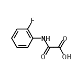 structure of CAS# 84944-15-0, [(2-Fluorophenyl)amino](oxo)acetic acid;[(2-Chlorophenyl)amino](oxo)acetic acid;acetic acid, [(2-fluorophenyl)amino]oxo-;N-(2-fluorophenyl)methanecarboxylic acid